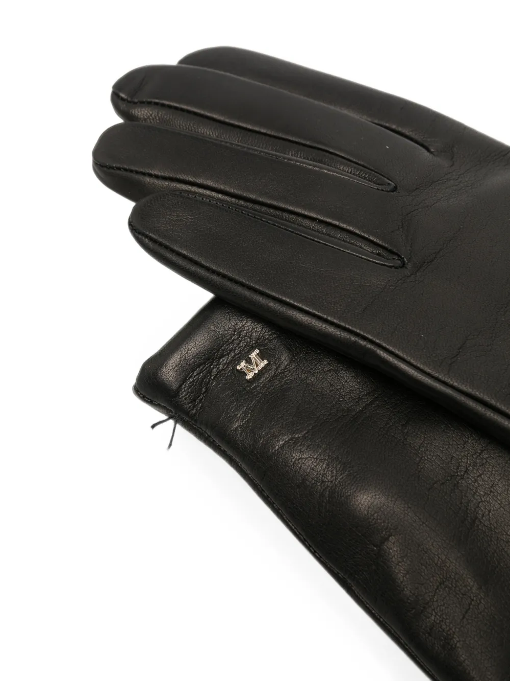 Max Mara Leren handschoenen Bruin