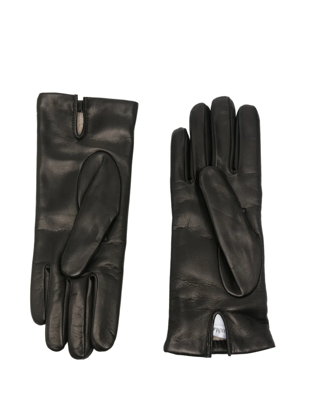 Max Mara Leren handschoenen Bruin