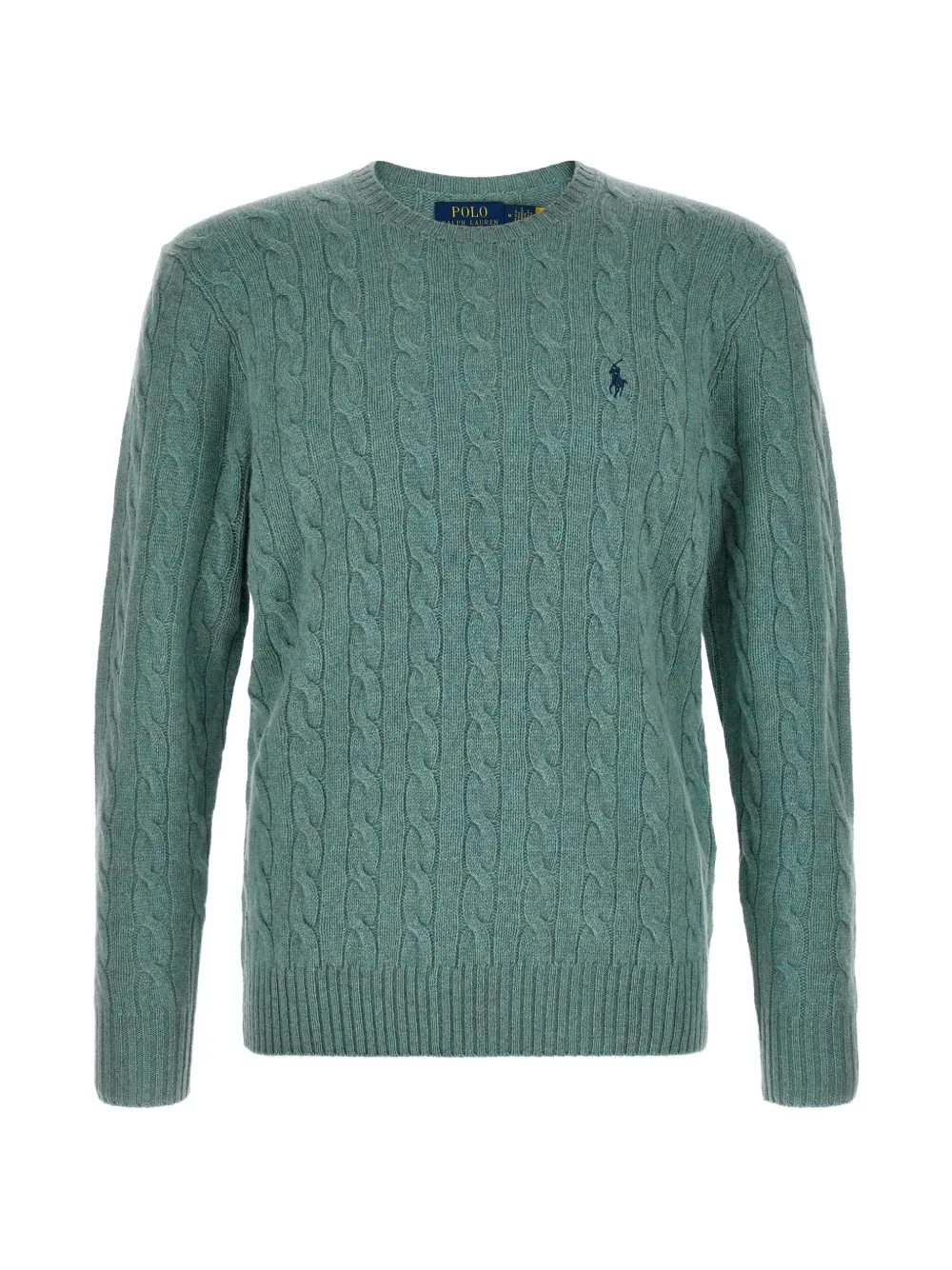 Polo Ralph Lauren cable-knit Pony-embroidered sweater