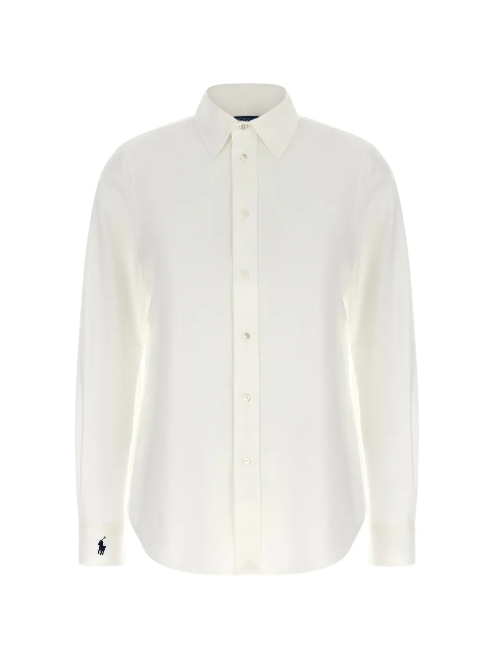 Polo Ralph Lauren end-on-end stretch slim fit cotton shirt - Bianco