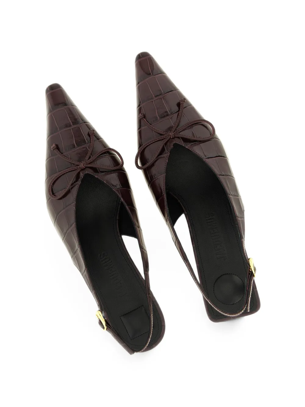 Jacquemus Les Slingbacks Cubisto B pumps Rood