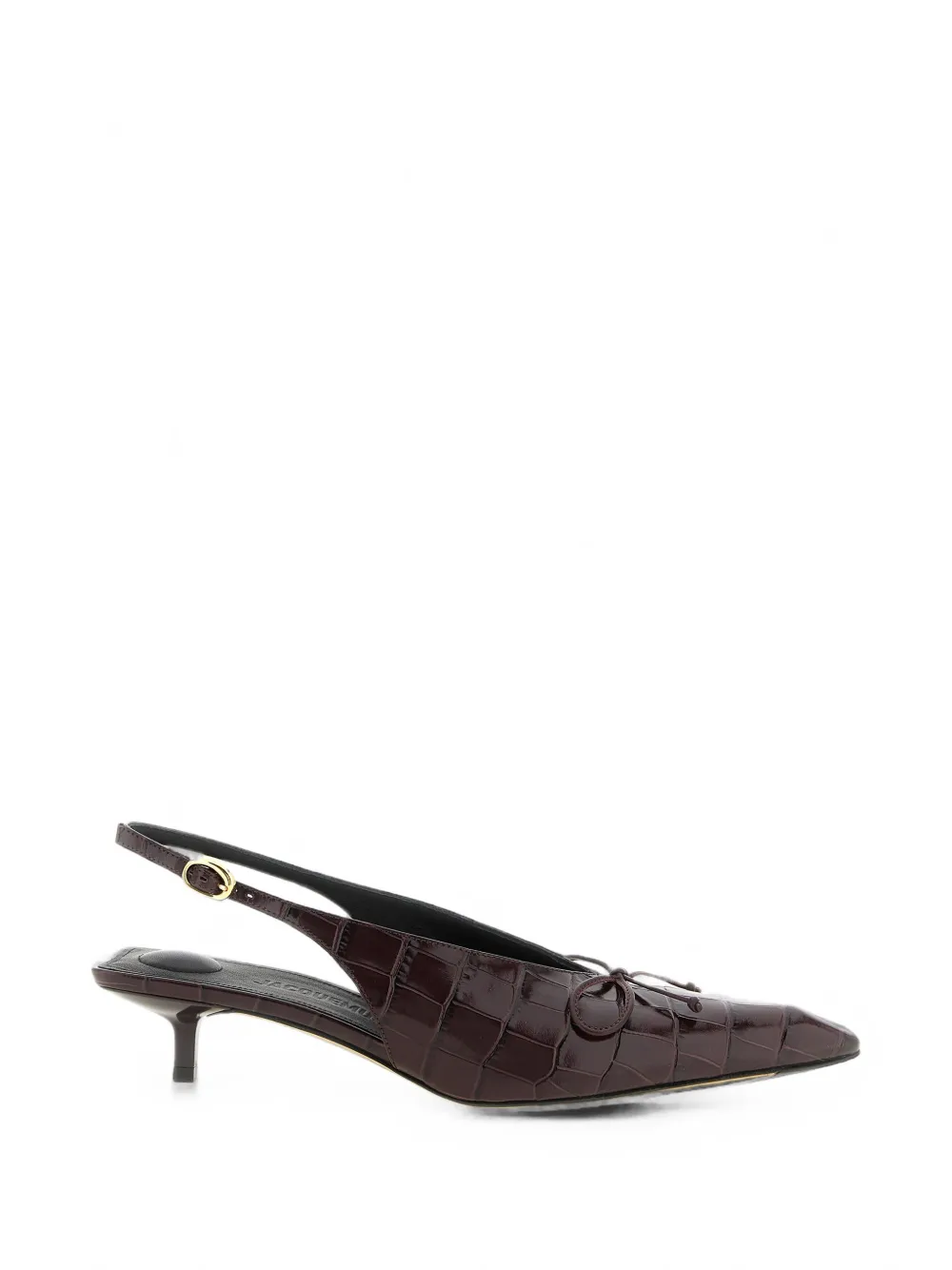 Jacquemus Les Slingbacks Cubisto B pumps - Rosso