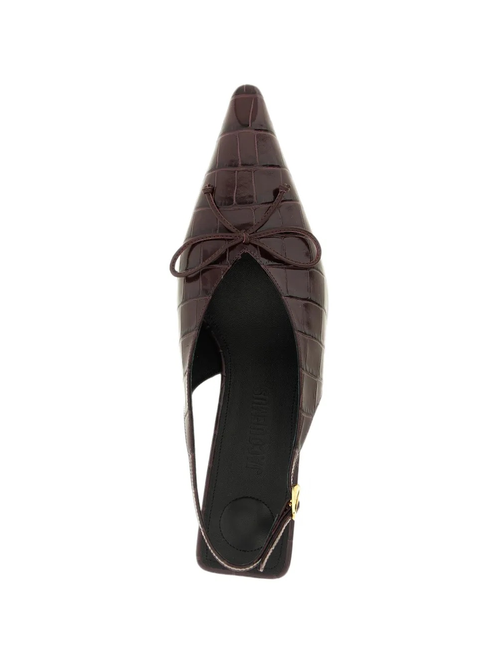 Jacquemus Les Slingbacks Cubisto B pumps Rood