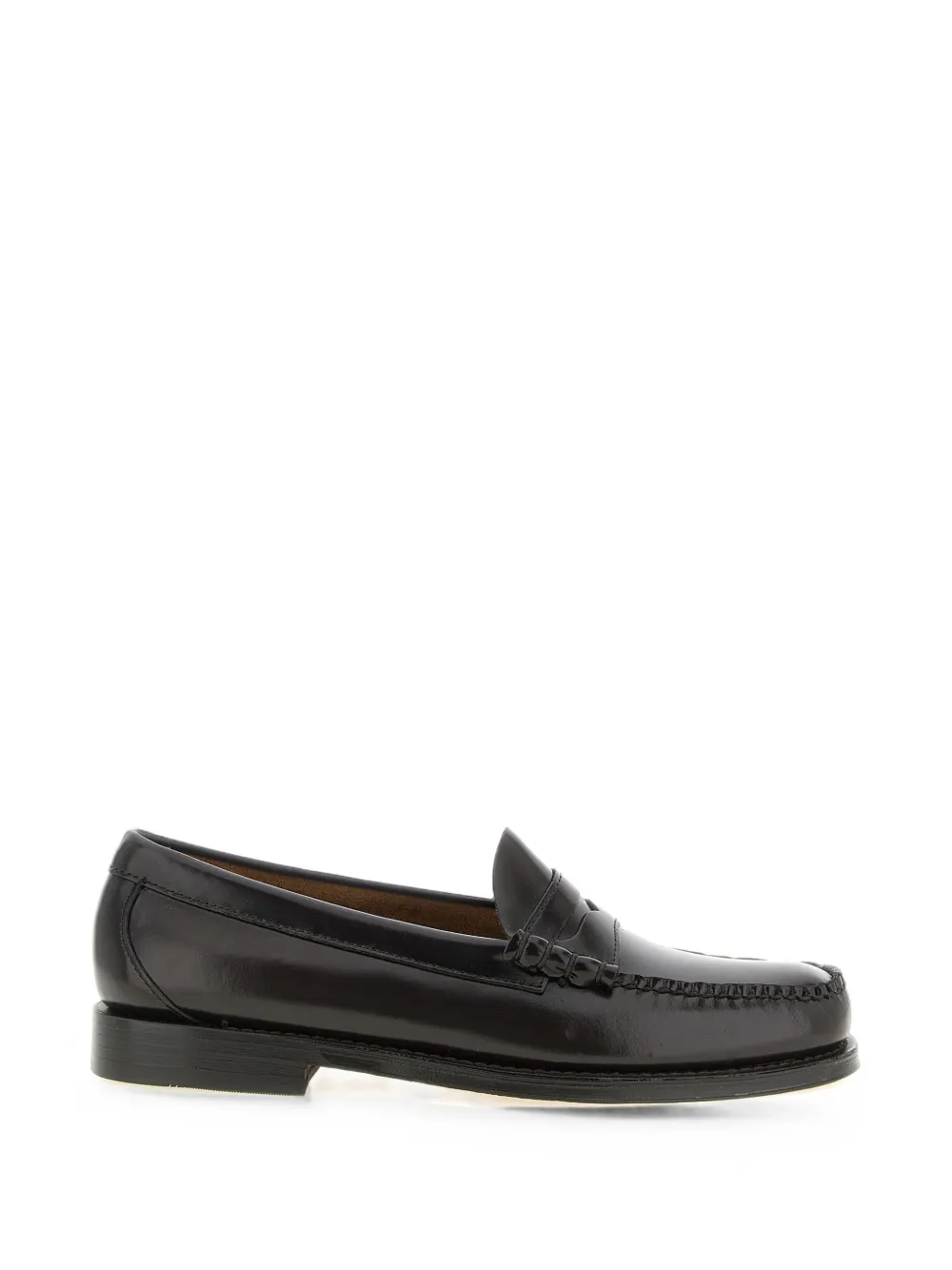 G.h.bass Weejuns Larson Beefroll-stitch Leather Loafers In Brown