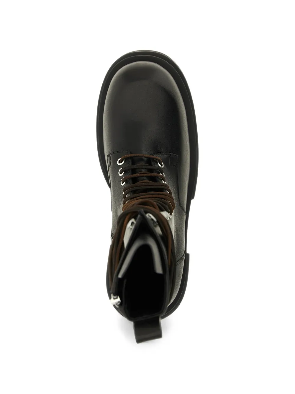Rick Owens Bogun lace-up boots Zwart