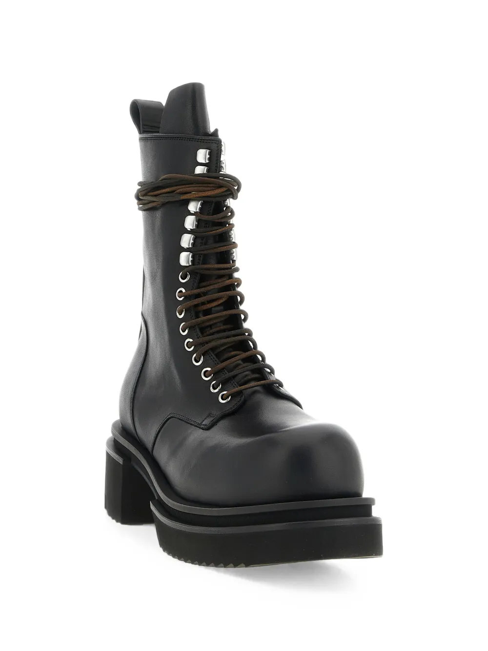 Rick Owens Bogun lace-up boots Zwart