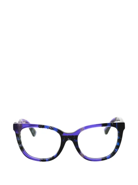 Burberry Eyewear Check-pattern square-frame glasses
