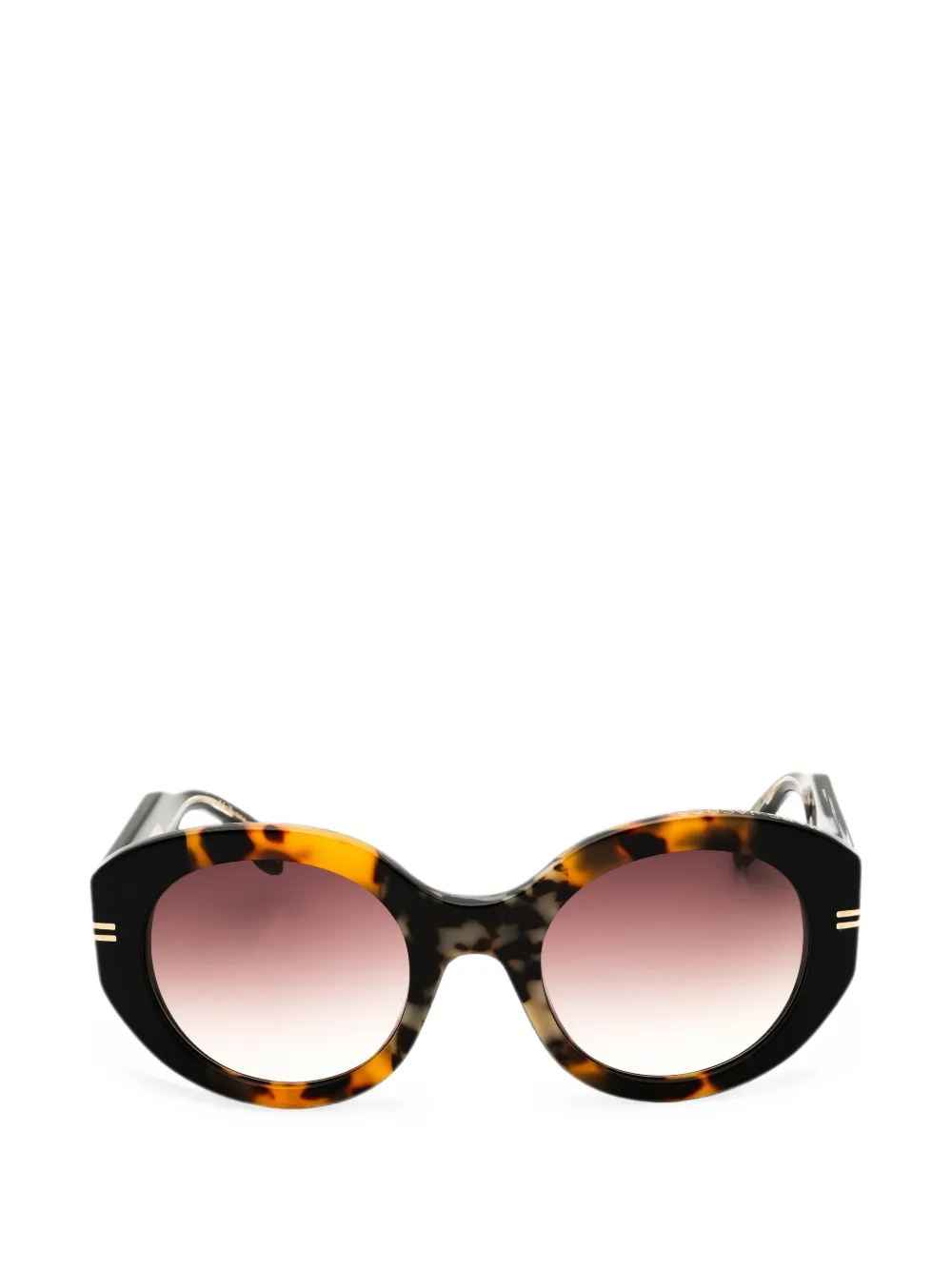 Marc Jacobs Eyewear tortoiseshell-effect round-frame sunglasses · 51
