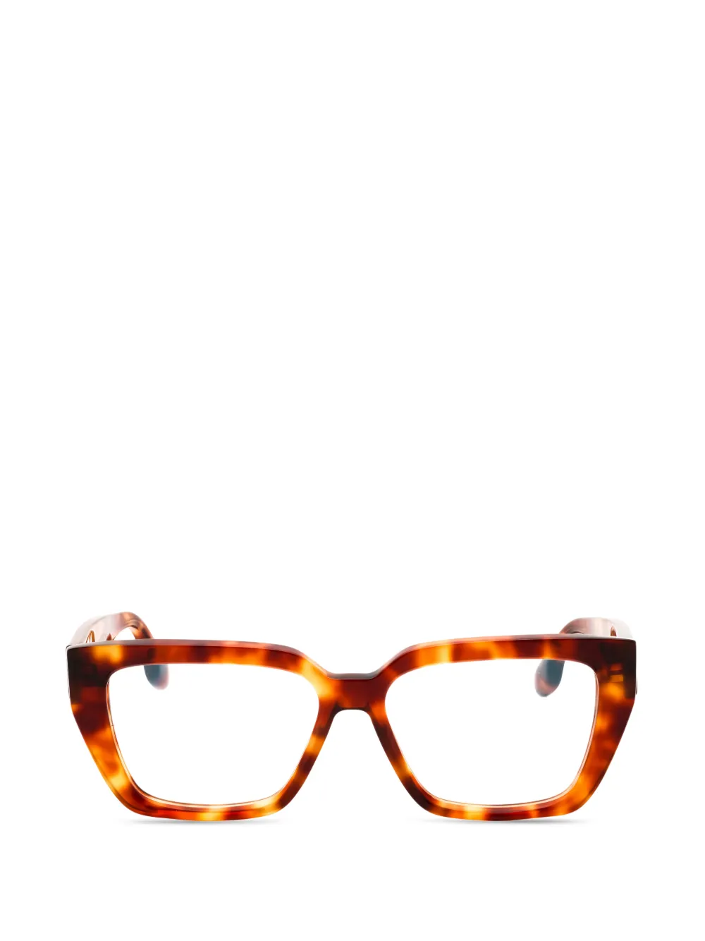 Victoria Beckham Eyewear tortoiseshell-effect rectangle-frame glasses