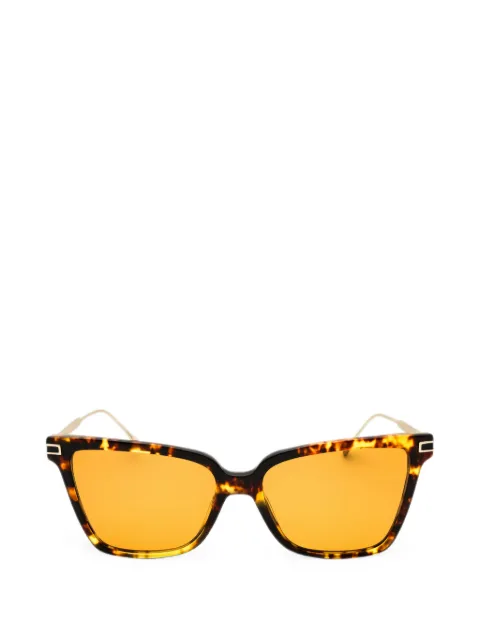 Ferragamo lentes de sol con armazón cat eye estilo carey