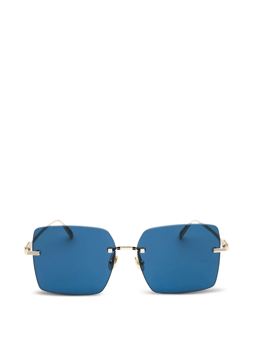 Ferragamo Eyewear rimless oversized sunglasses