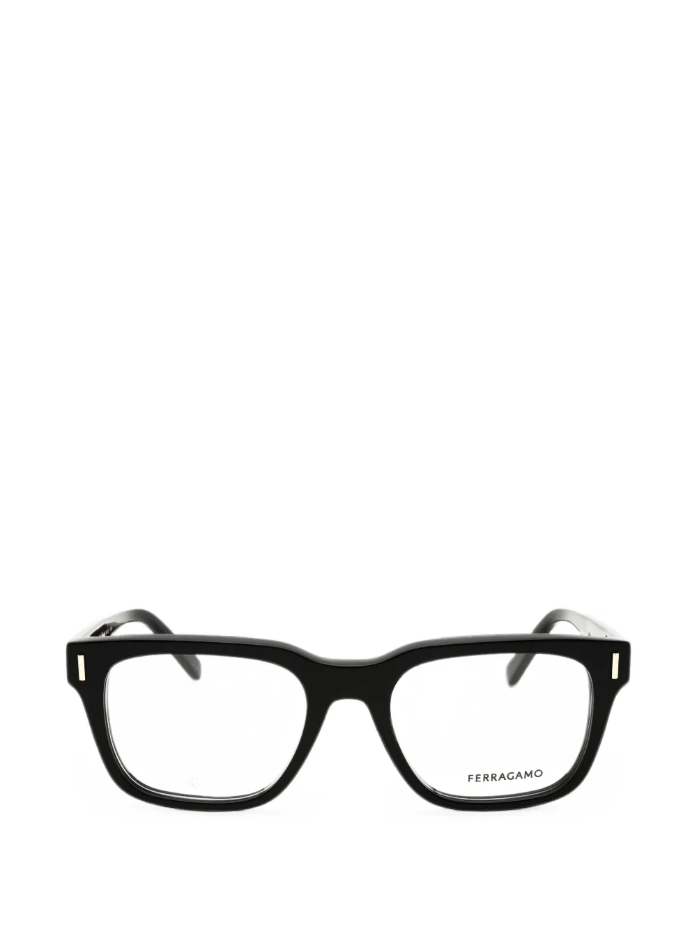 Ferragamo Eyewear Square-frame Glasses In Black