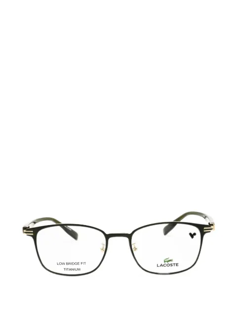 Lacoste titanium rectangle-frame glasses