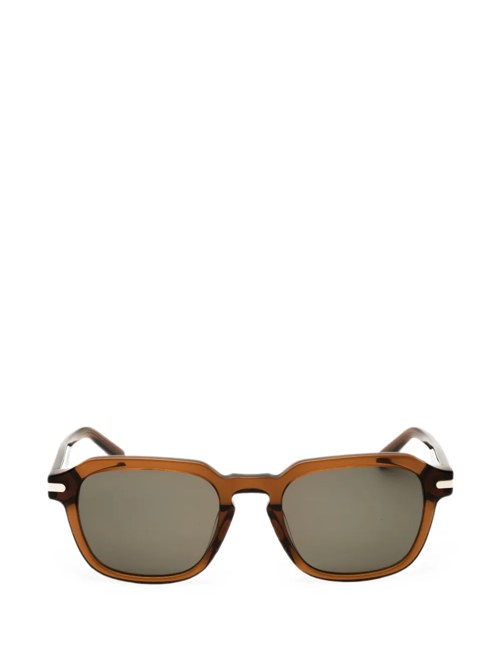 Ferragamo Eyewear Square-frame Sunglasses In Braun