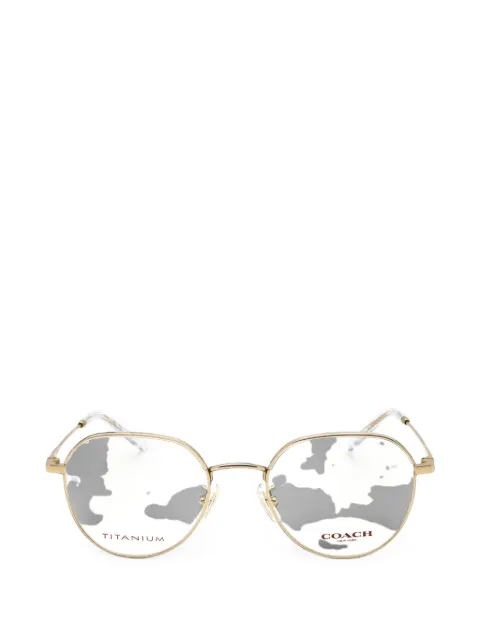 Coach round-frame glasses