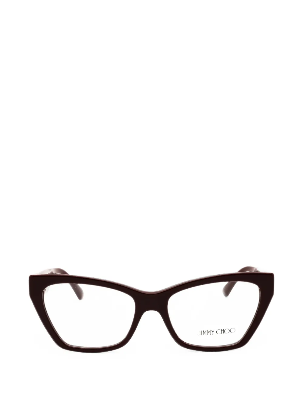 Jimmy Choo Eyewear cat-eye glasses - Marrone