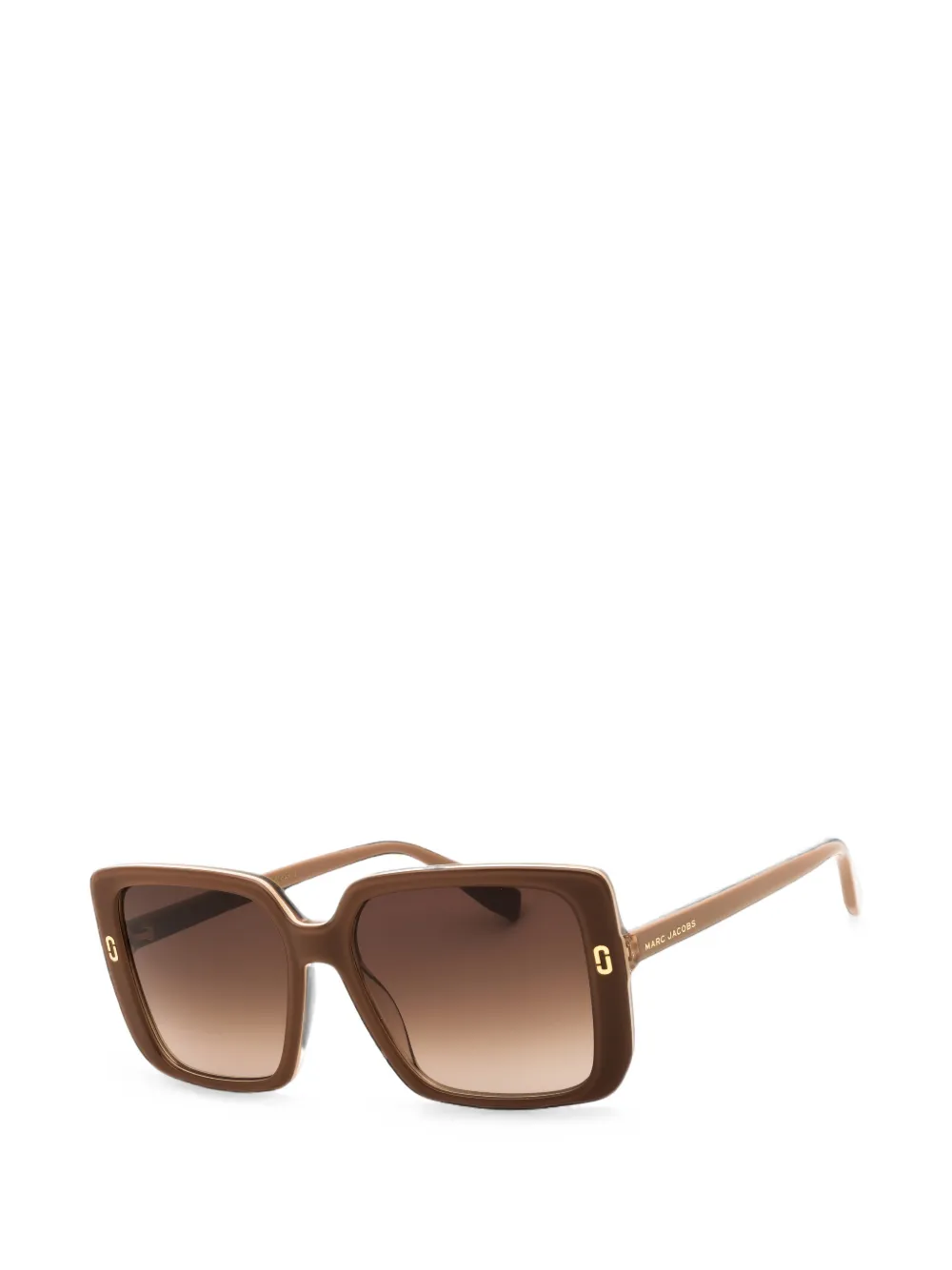 Marc Jacobs Square-frame Sunglasses In Brown