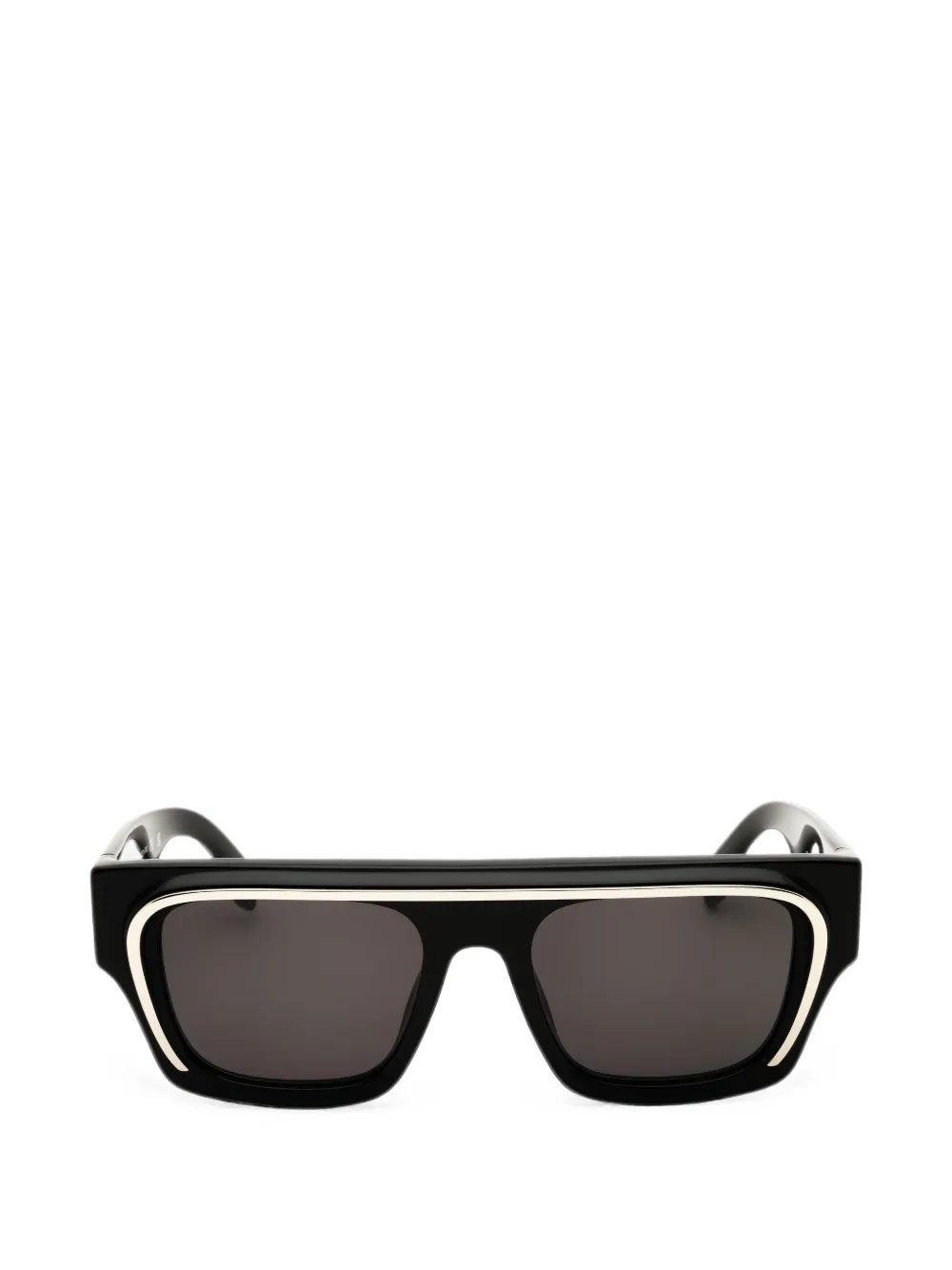 Palm Angels Salton rectangle-frame sunglasses - Nero