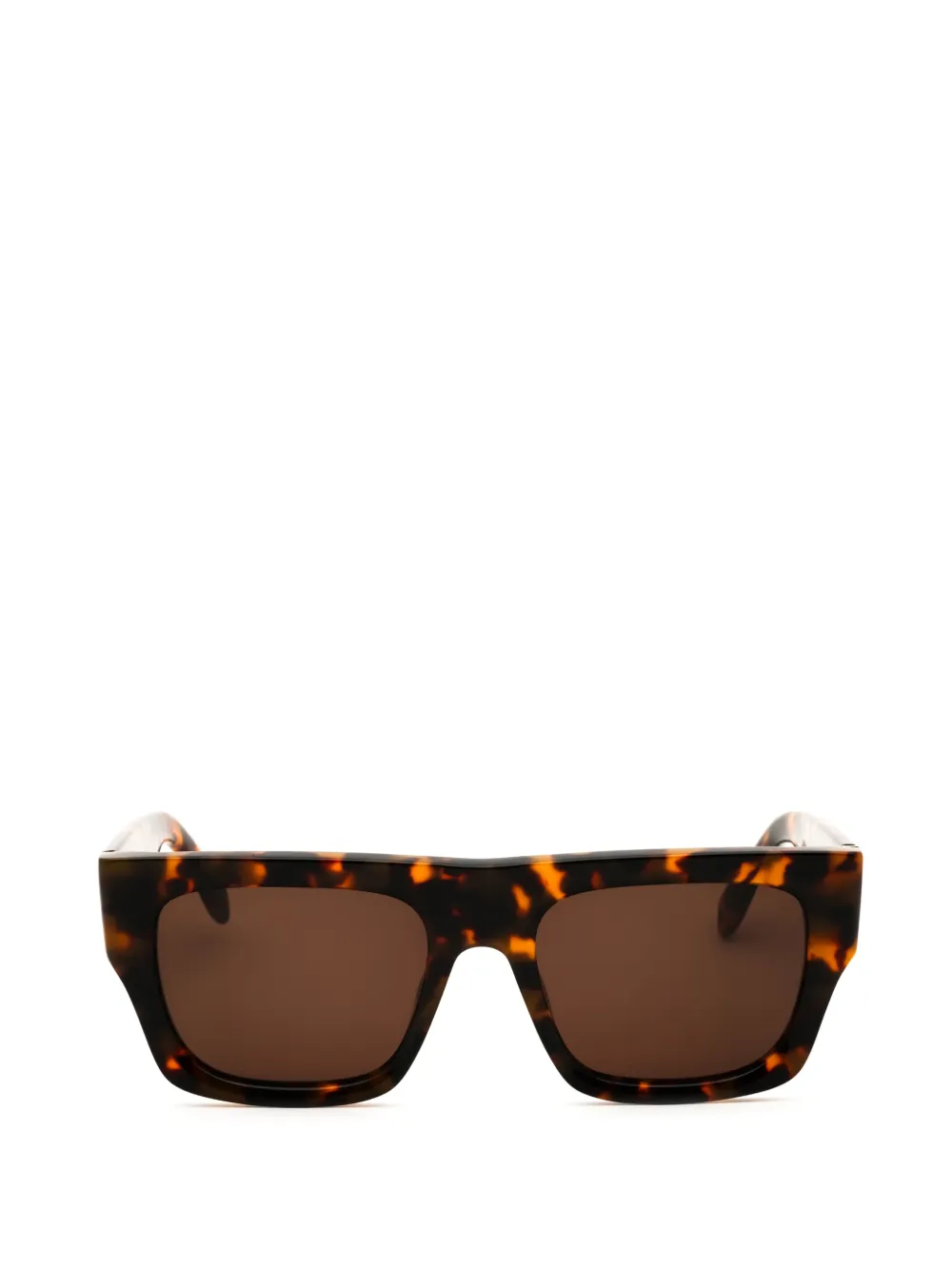 Palm Angels Pixley rectangle-frame sunglasses - Marrone