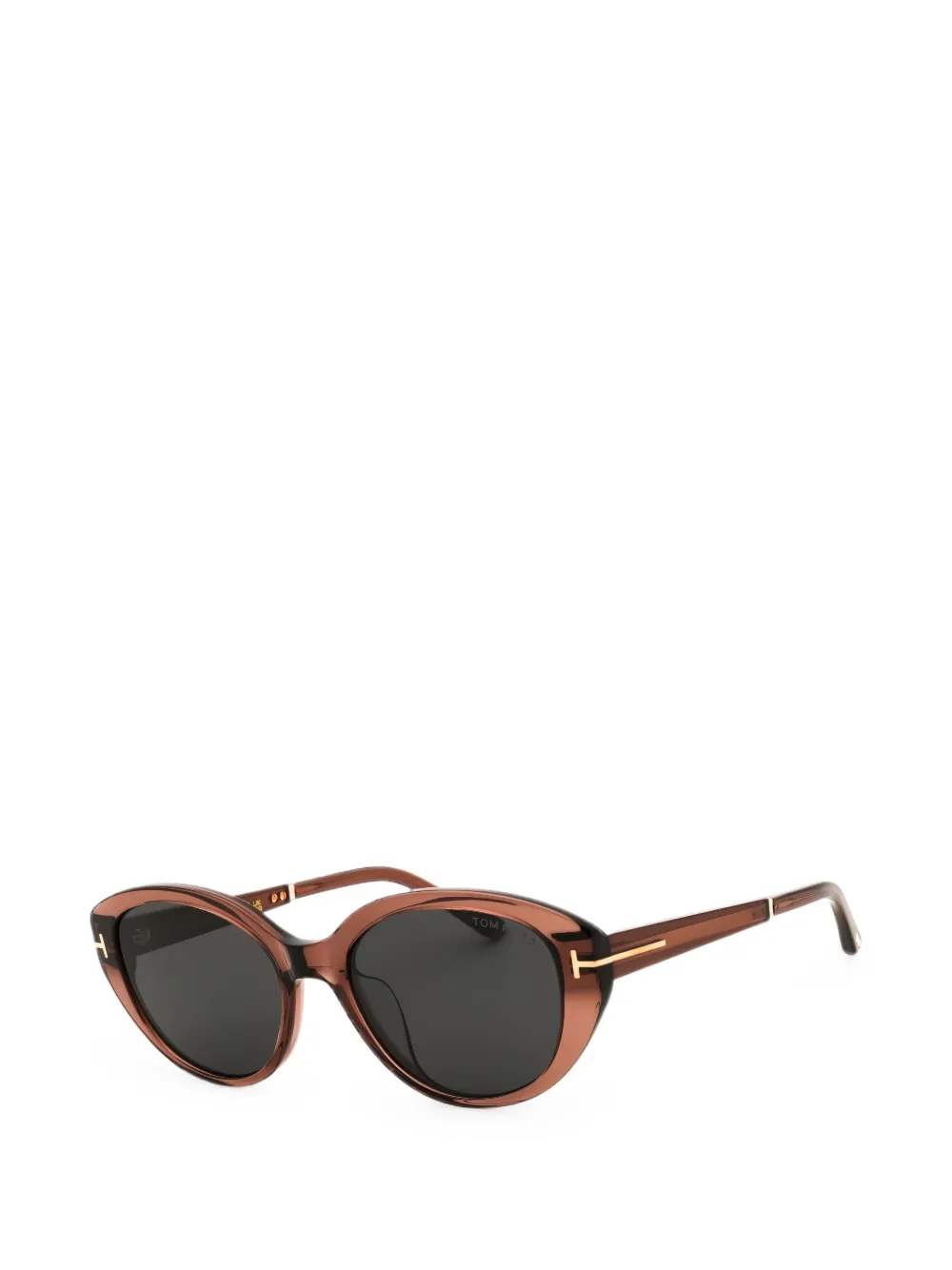 TOM FORD Eyewear Zonnebril met cat-eye montuur Bruin