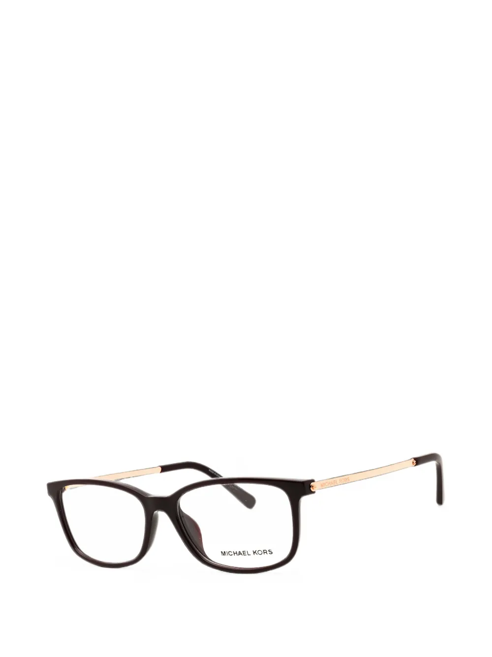 Michael Kors Rectangular-frame Glasses In Black