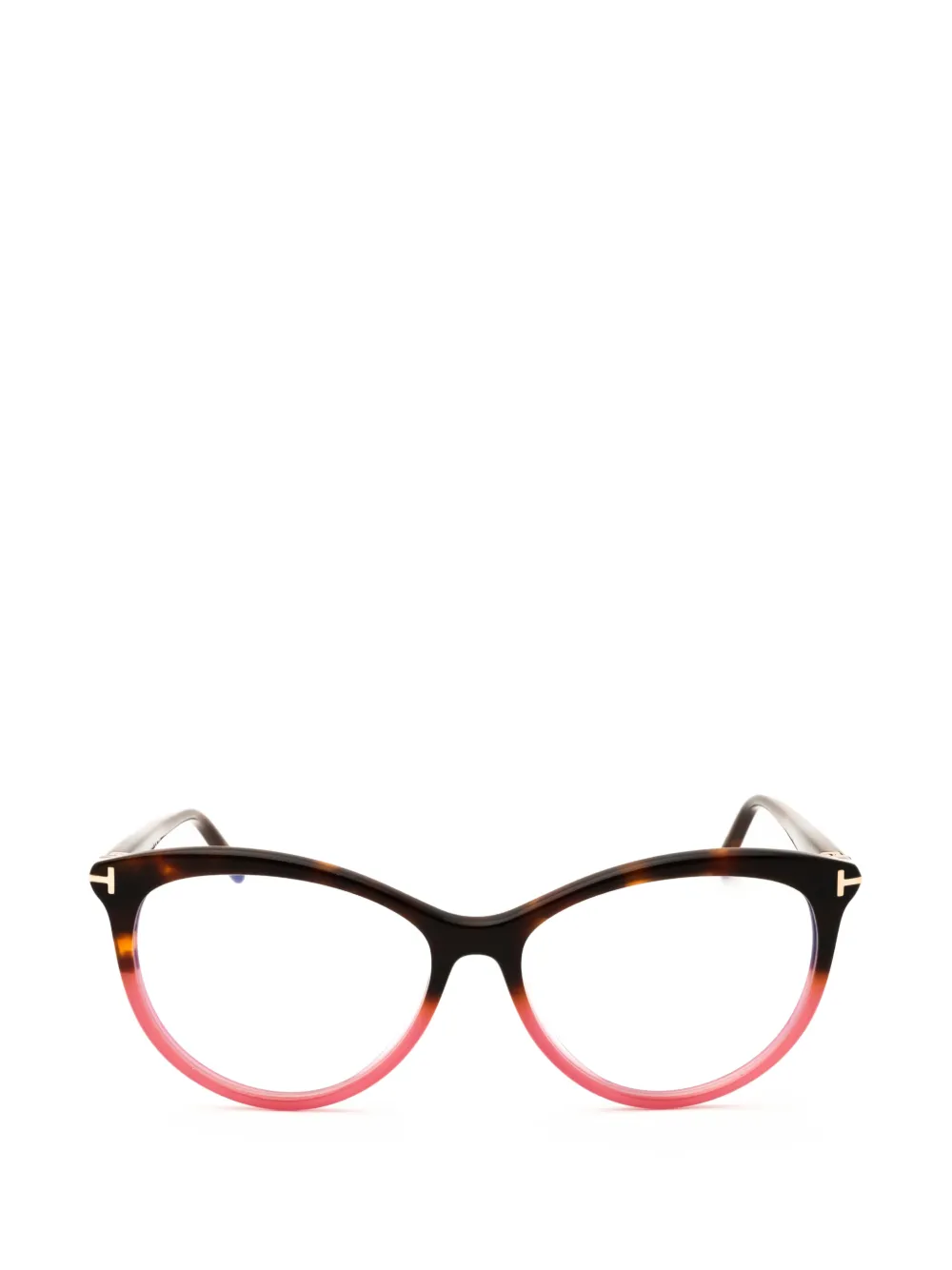 TOM FORD cat-eye frame glasses · 55