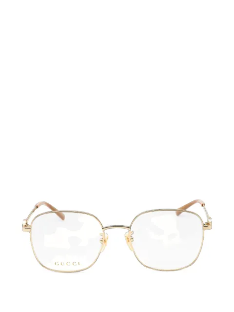 Gucci geometric-frame glasses