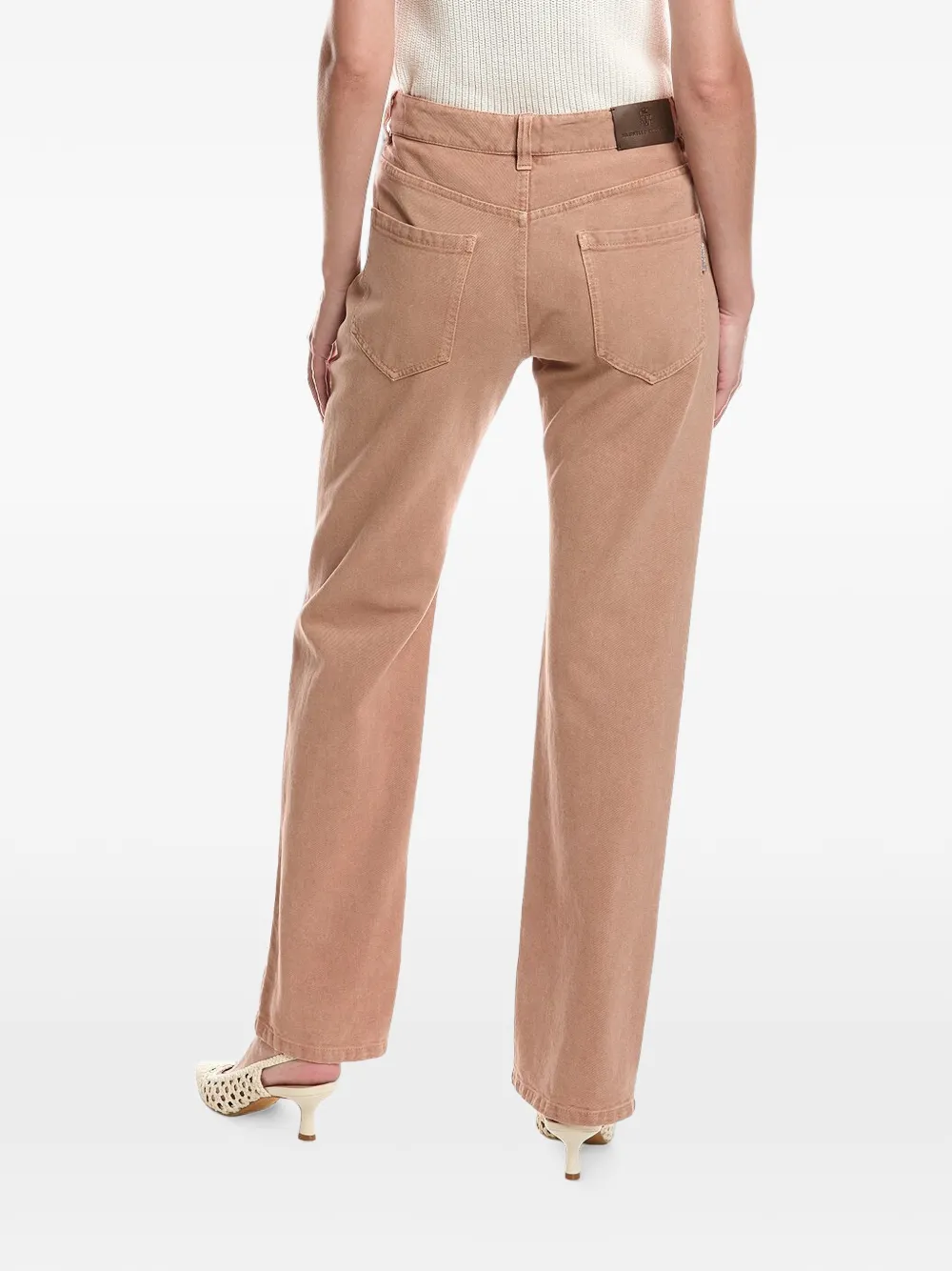 Brunello Cucinelli Straight jeans Oranje