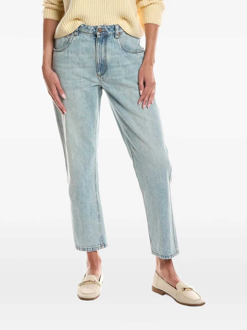 Brunello Cucinelli straight-leg jeans - Blu