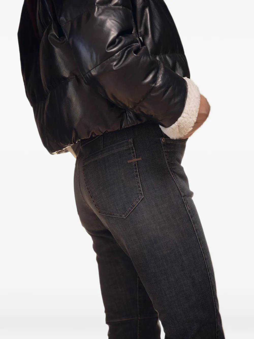 Brunello Cucinelli Jeans met vijf zakken Zwart