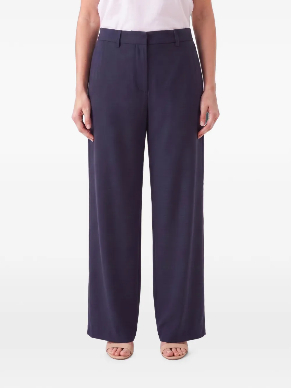 Brunello Cucinelli wide-leg cotton trousers