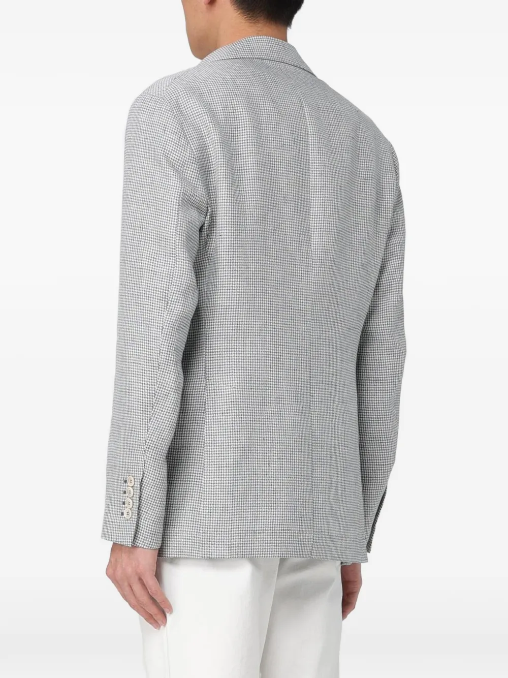 Brunello Cucinelli Geruit colbert Grijs