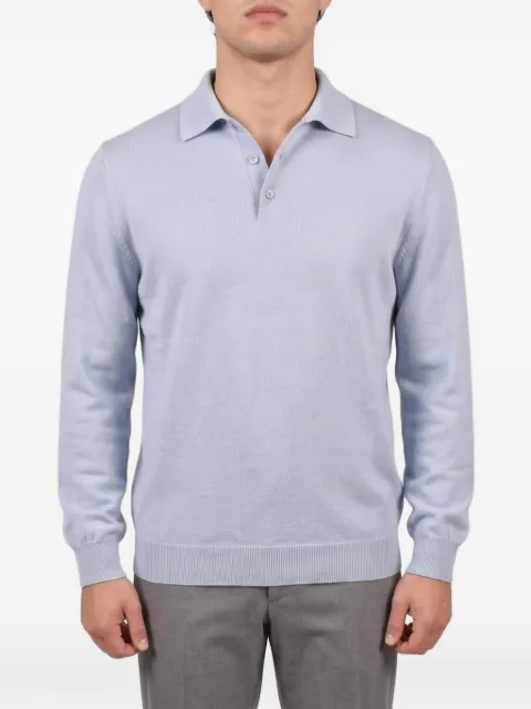 Brunello Cucinelli long-sleeve cashmere polo shirt