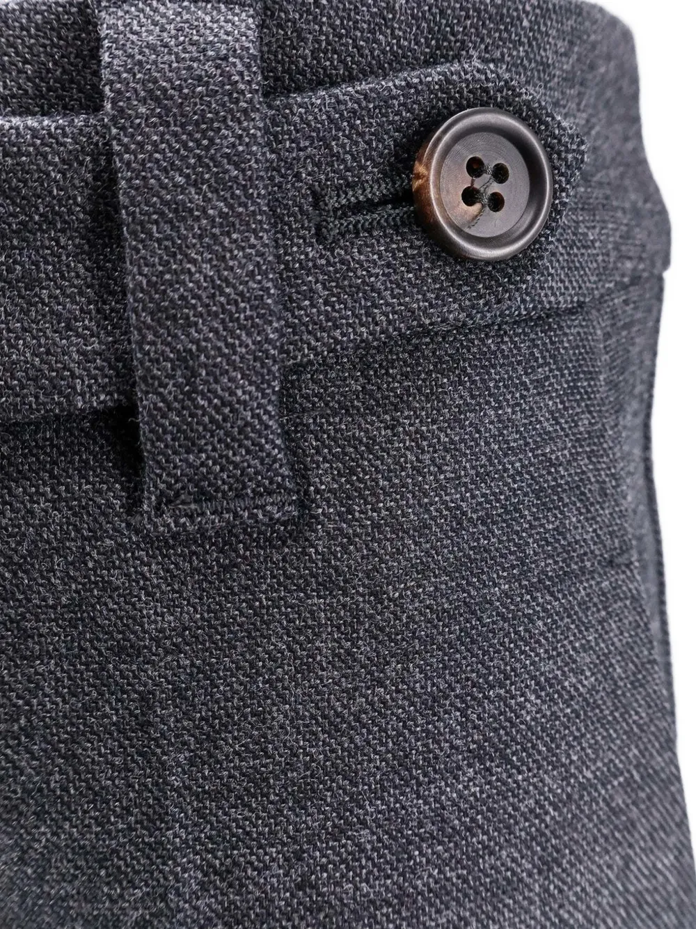 Brunello Cucinelli Broek met verborgen sluiting Grijs
