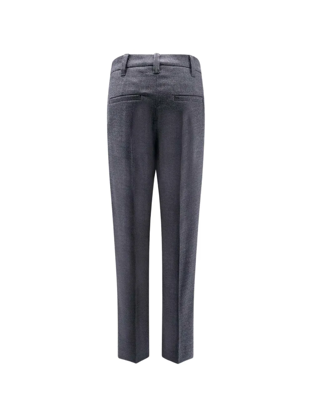 Brunello Cucinelli Broek met verborgen sluiting Grijs
