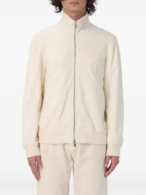 Brunello Cucinelli zip-up leather jacket