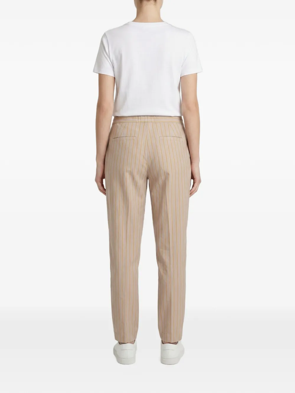 Brunello Cucinelli Broek met trekkoordtaille Beige