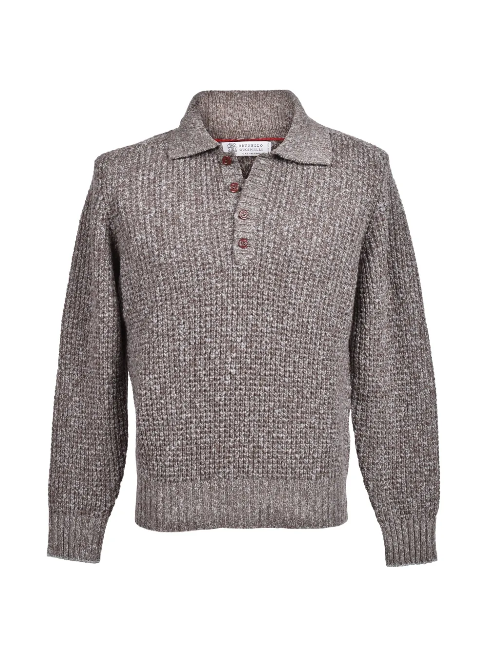 Brunello Cucinelli button-placket polo shirt · M