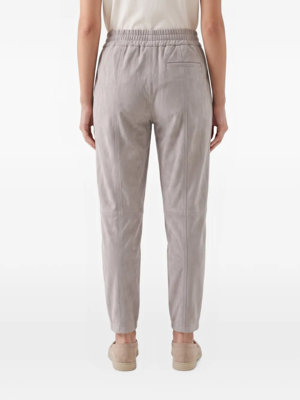Brunello Cucinelli seam-detail trousers Grijs