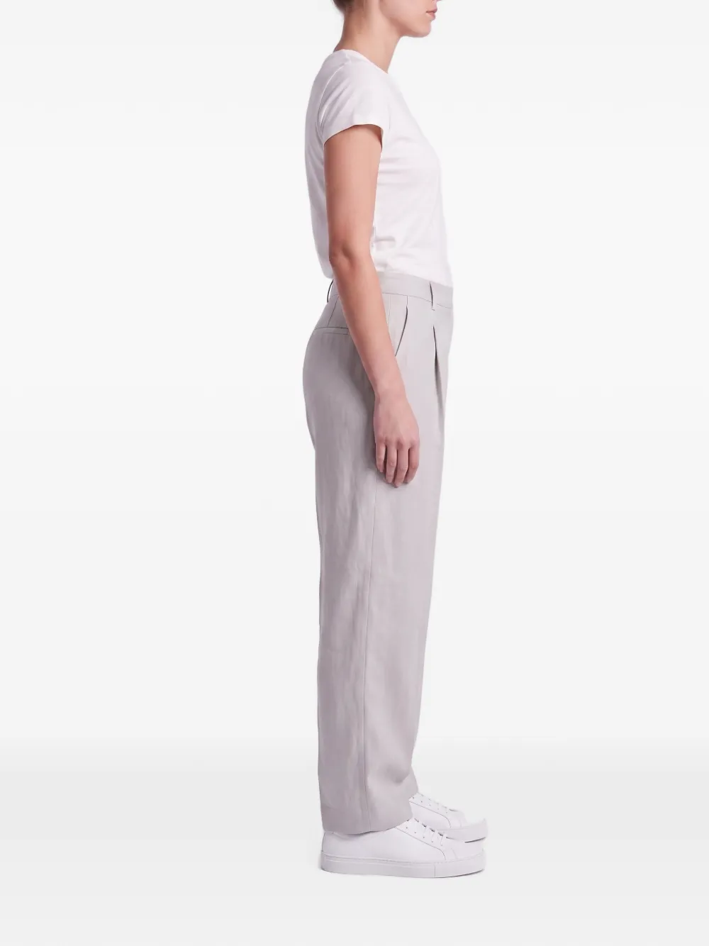 Brunello Cucinelli pleated straight-leg trousers Grijs