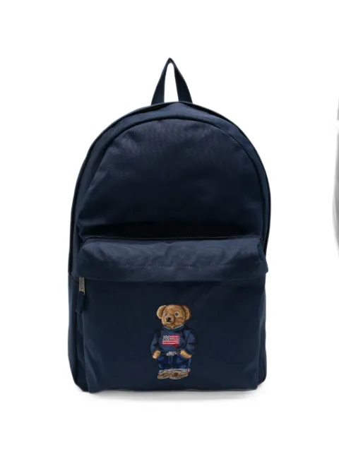 POLO RALPH LAUREN KIDS Polo Bear zip-up backpack