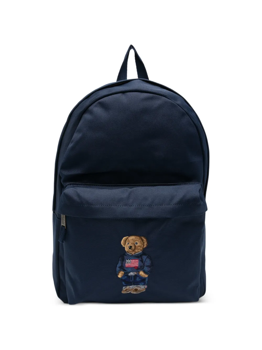 POLO RALPH LAUREN KIDS Polo Bear zip-up backpack - Blu
