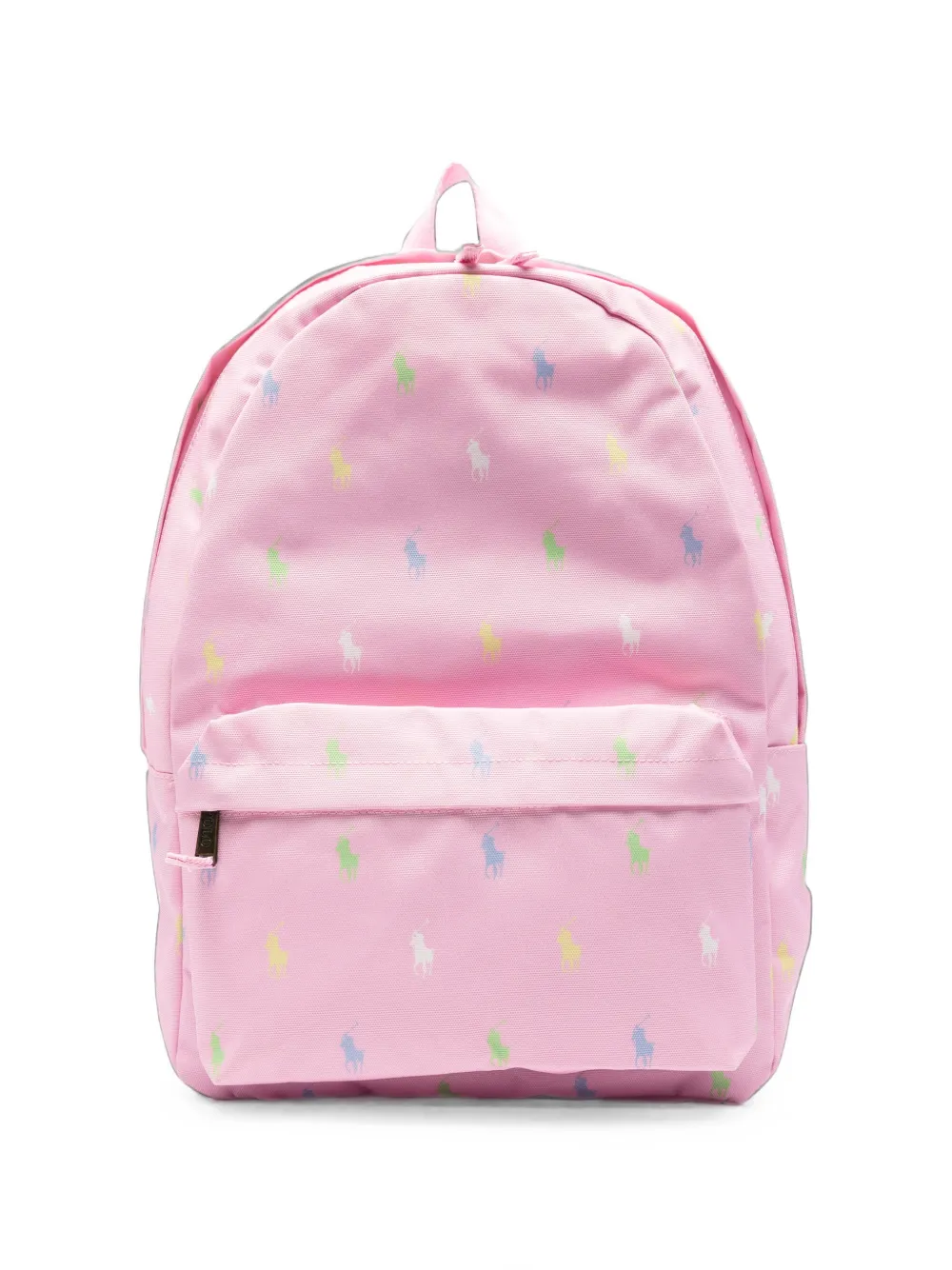 POLO RALPH LAUREN KIDS logo-embroidered backpack - Rosa