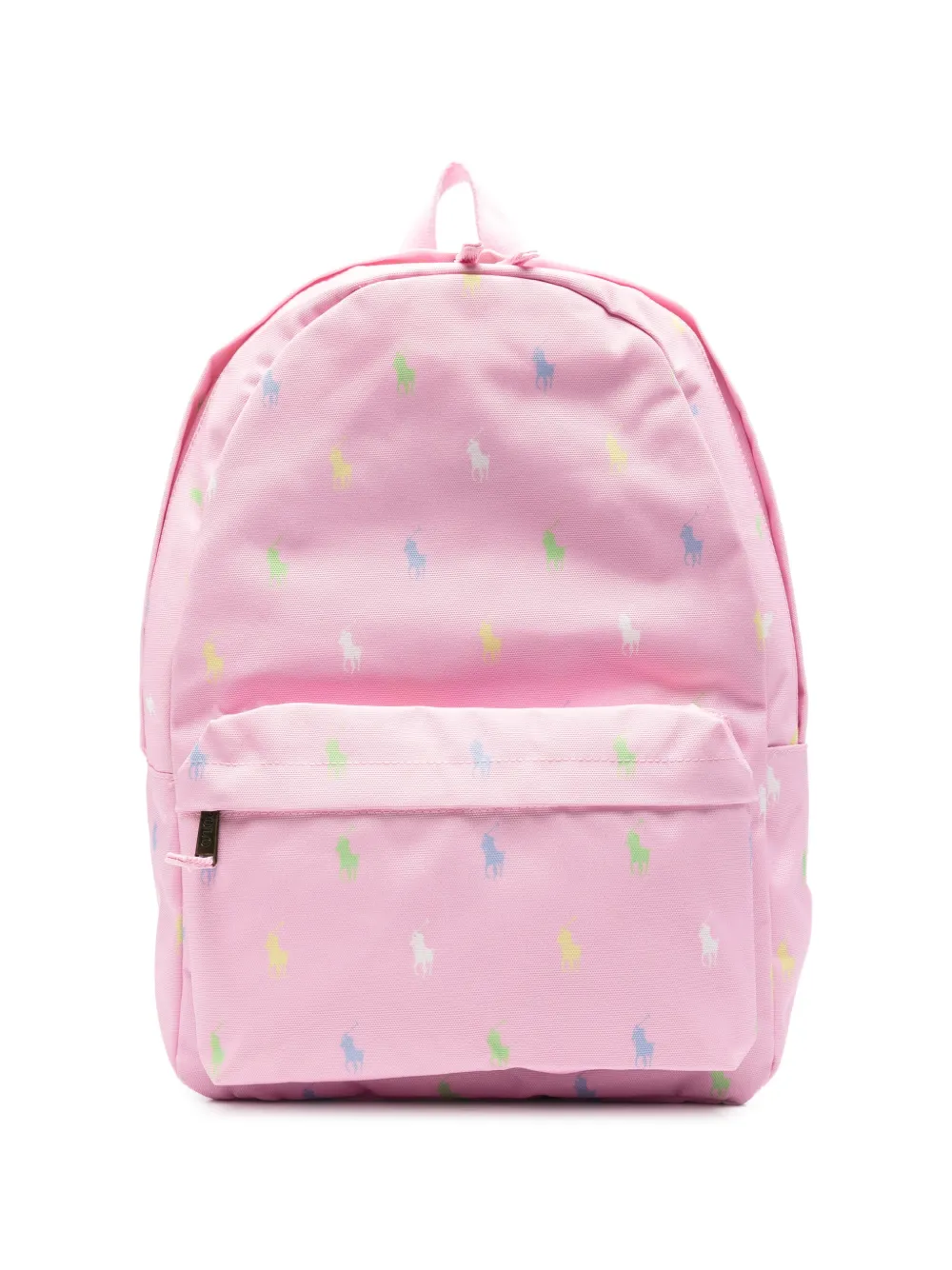 POLO RALPH LAUREN KIDS logo-embroidered backpack - Rosa