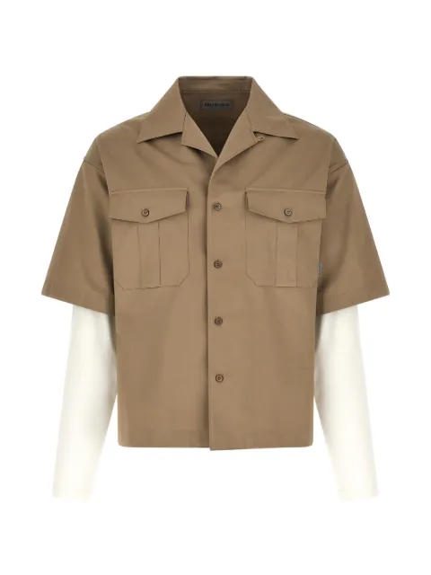 Balenciaga double-layer shirt