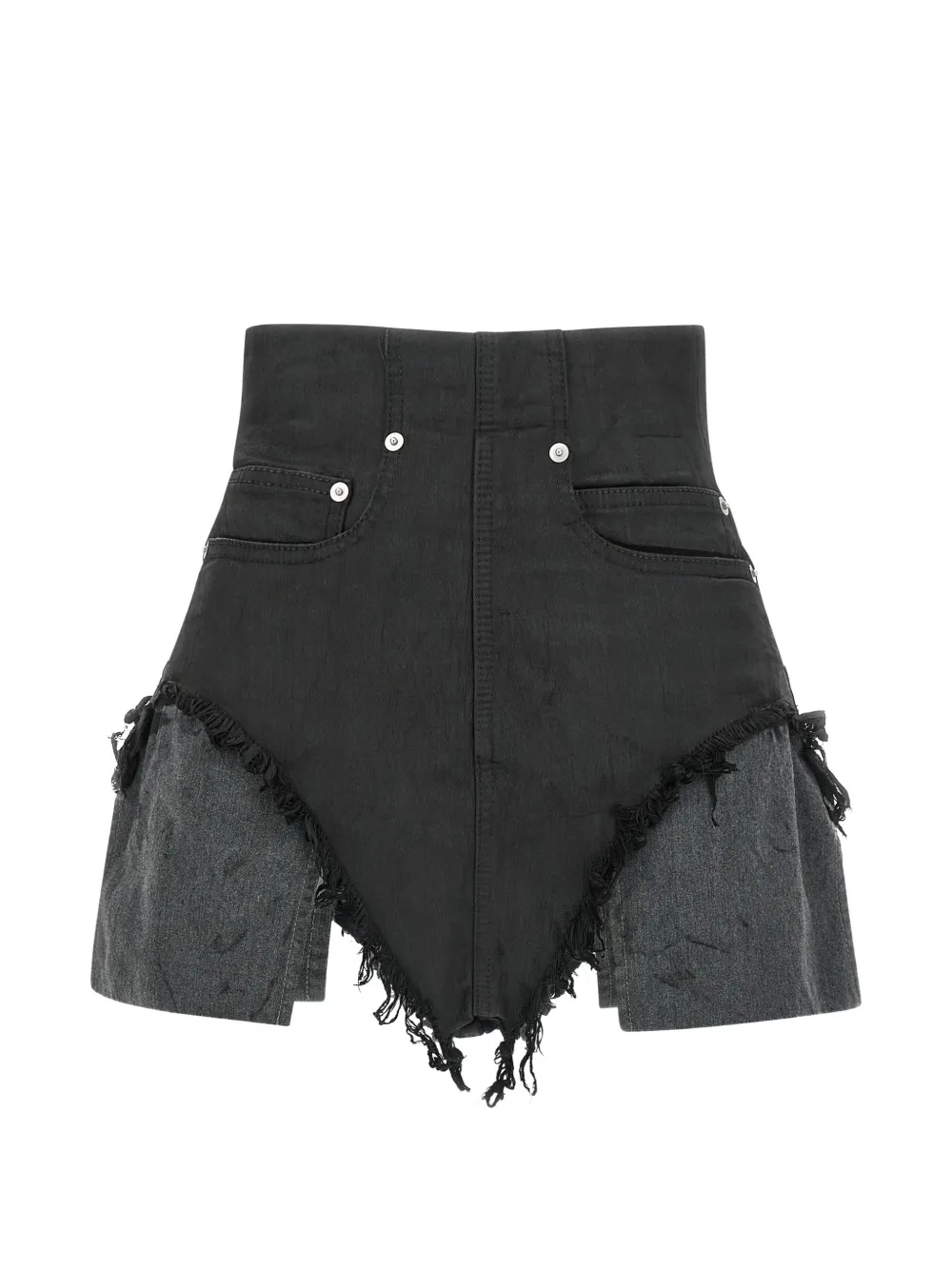 Rick Owens DRKSHDW Dirt Cutoffs mini shorts - Nero