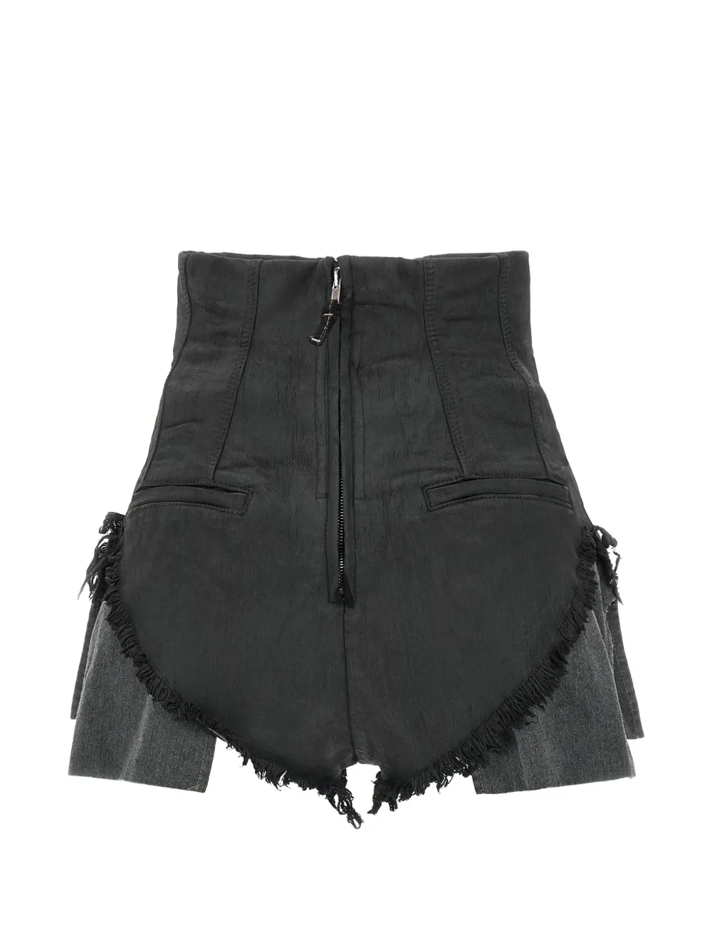 Rick Owens DRKSHDW Dirt Cutoffs mini-shorts Zwart