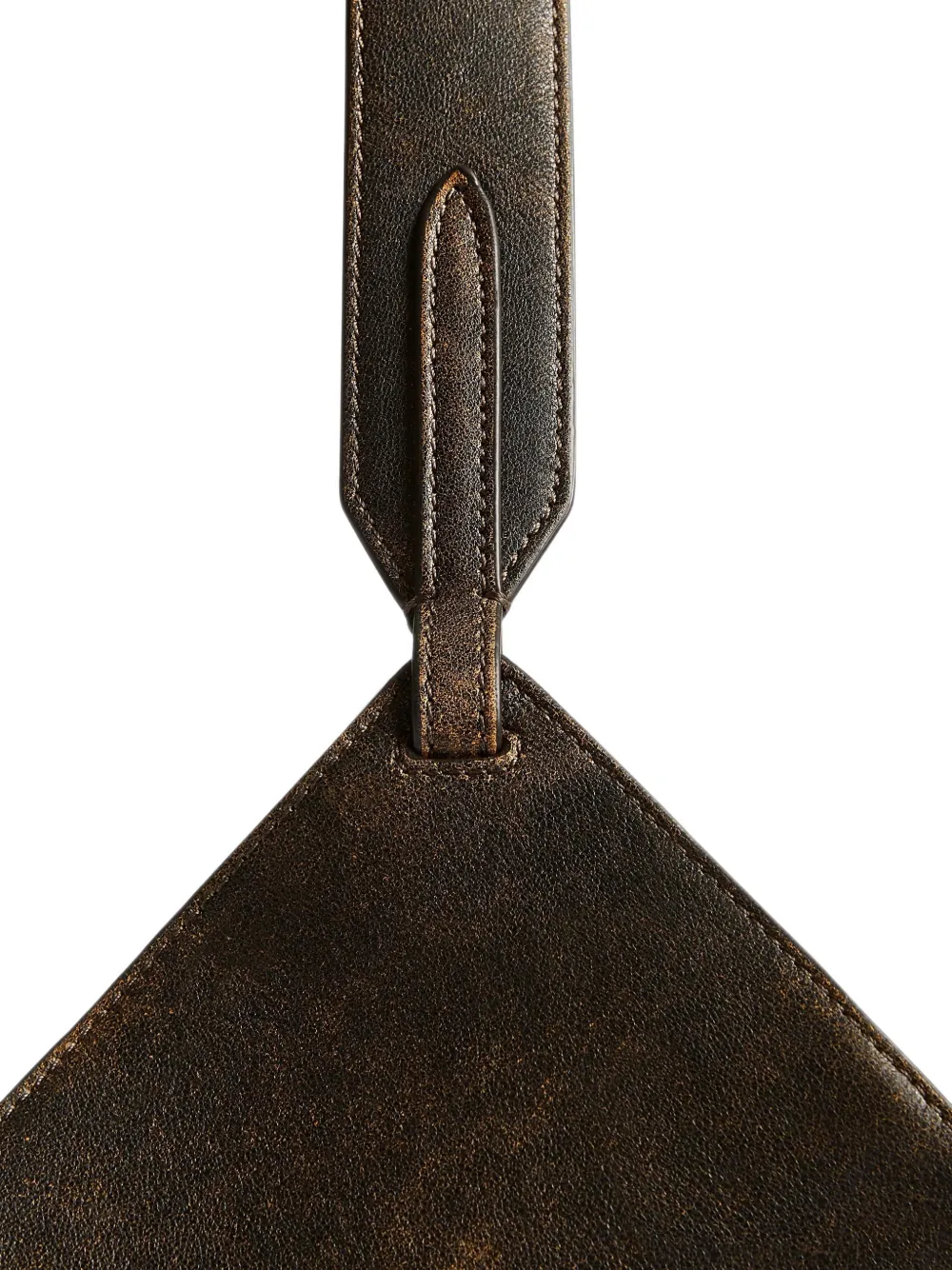 KHAITE Lotus kleine shopper Bruin
