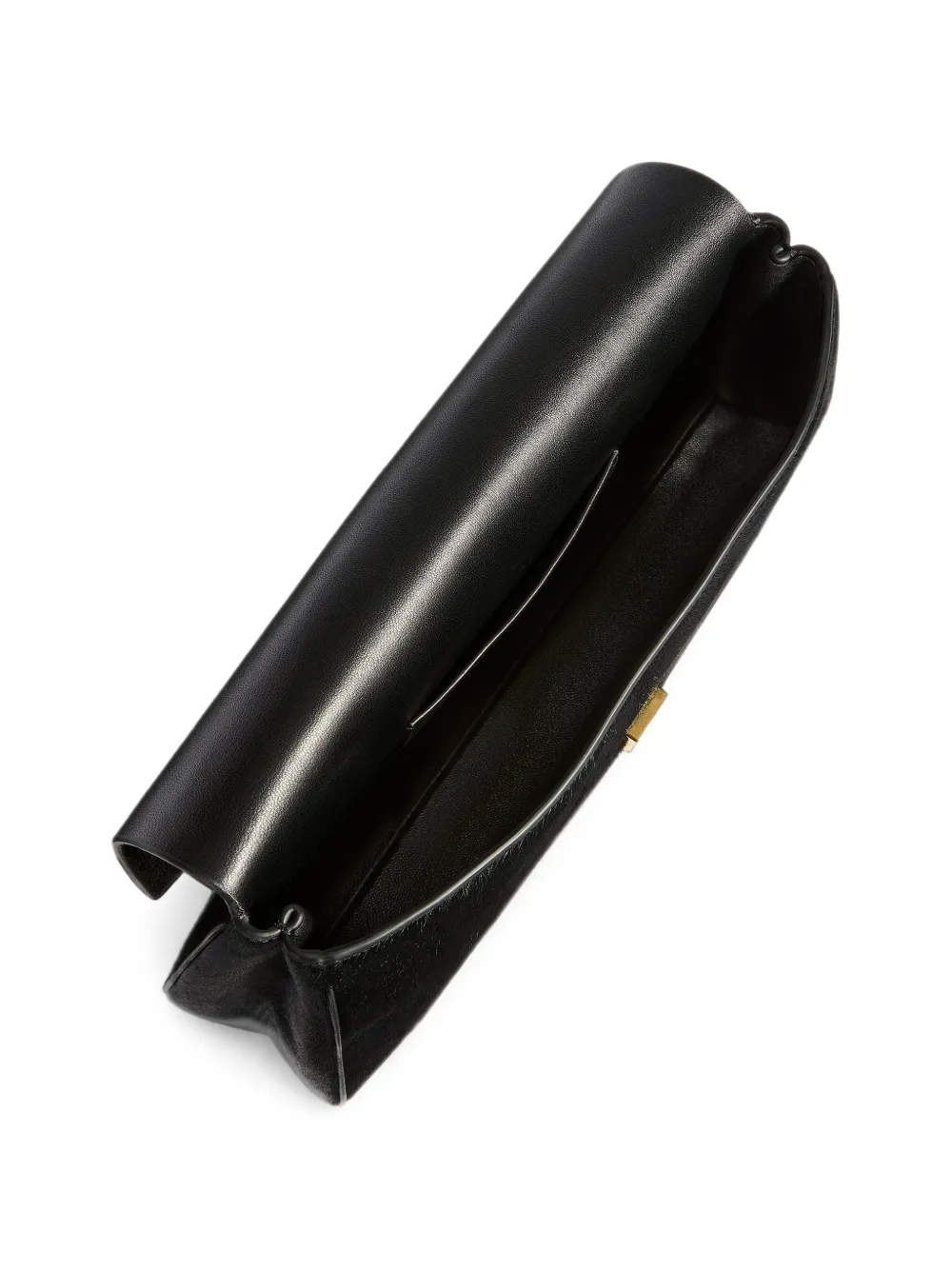 KHAITE Audrey leren clutch Zwart