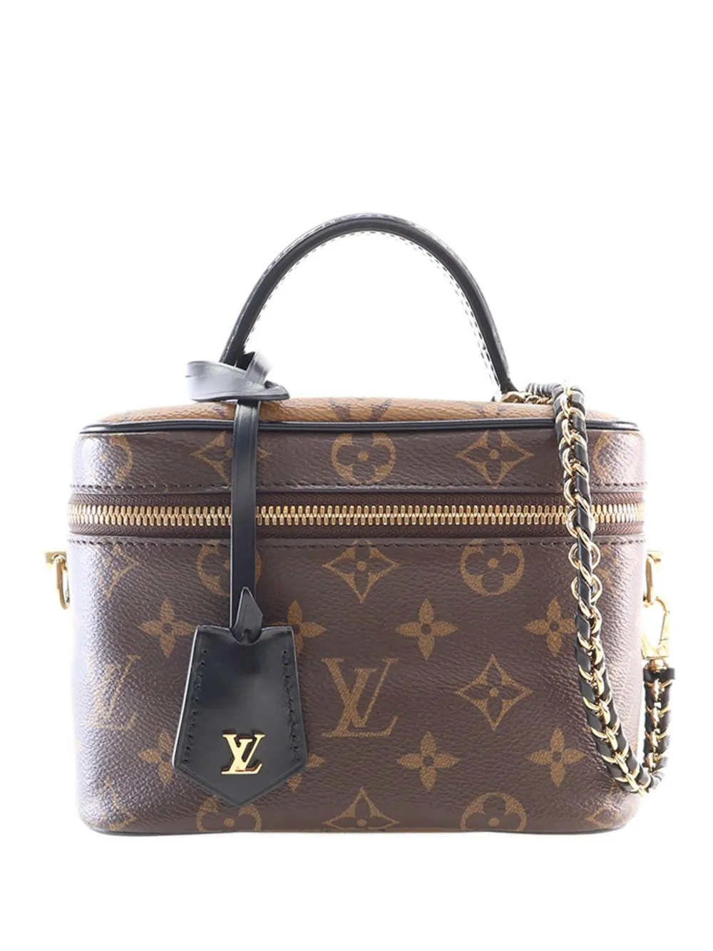 Louis Vuitton Pre-Owned 2021-2026 Monogram Reverse Vanity PM satchel - Marrone